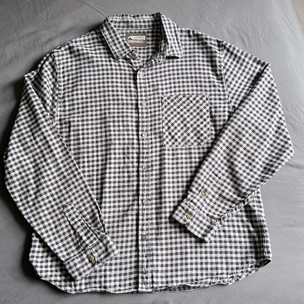 Mountain Khakis Brand Plaid Shirt XL